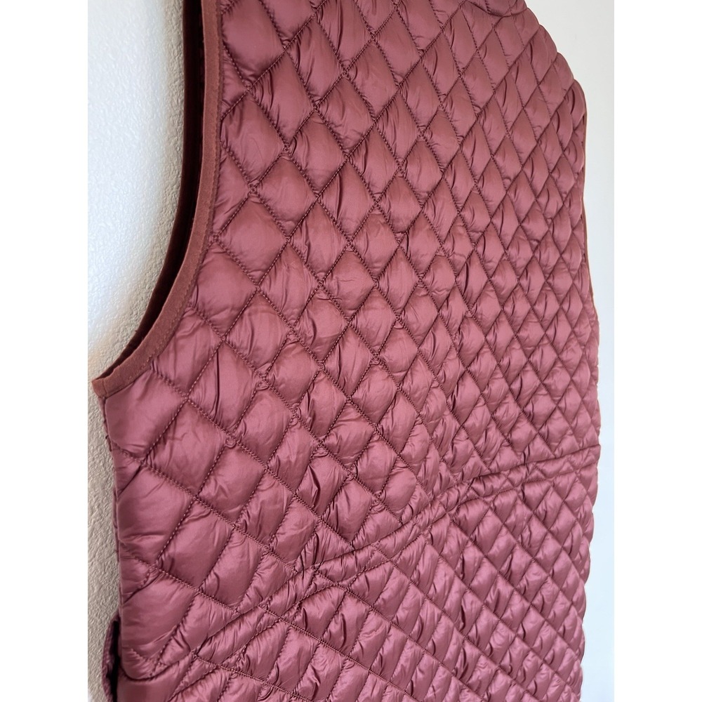 ATHLETA (L) Whisper Featherless Long Quilted Vest-Gorpcore-Insulated-Athleisure - Picture 10 of 15